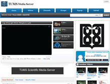 Tablet Screenshot of media.tums.ac.ir